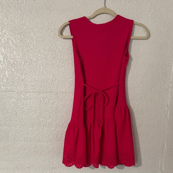 Helena Bright Pink Sleeveless Dress - Picture 3 of 4